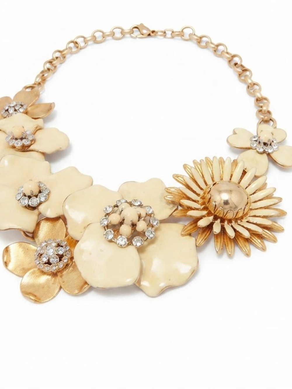 Stella and Dot Bloom Floral Statement Necklace